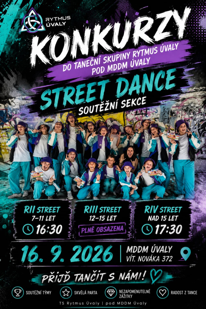 Konkurz do tanečního týmu RII Street Dance