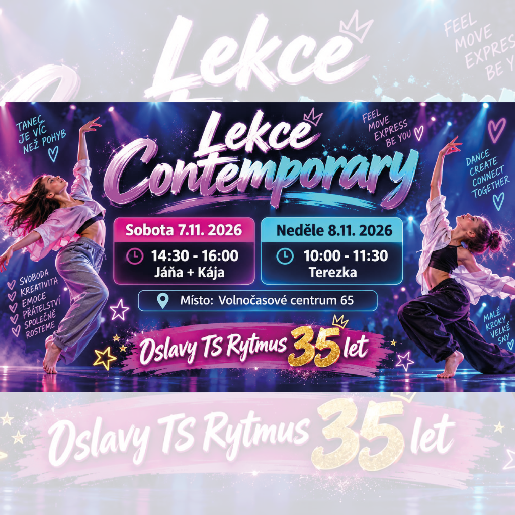 Lekce Contemporary - Oslavy TS Rytmus - sobota