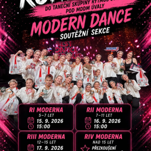 Konkurz do tanečního týmu RI Modern Dance